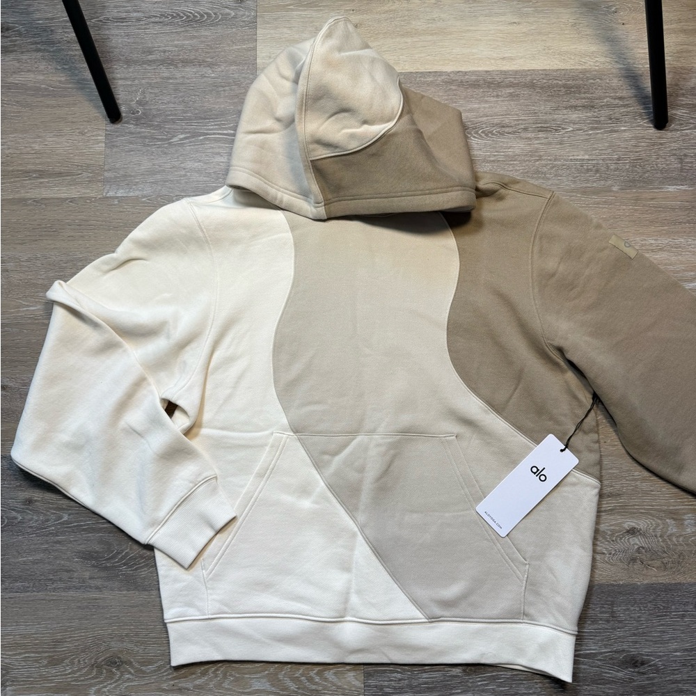 Alo Yoga Make Waves Hoodie - Ivory/Bone/Gravel